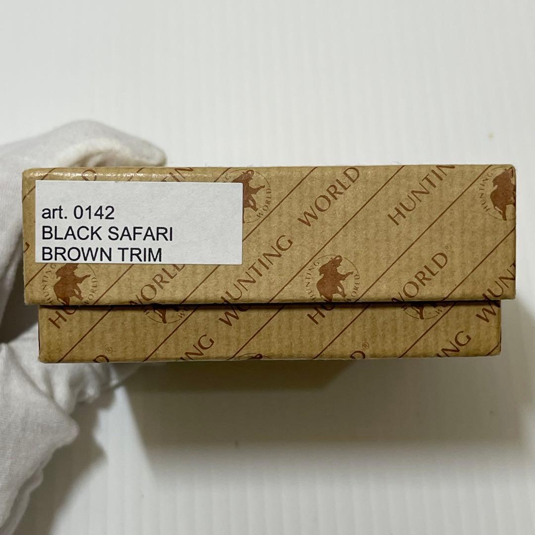 新品未使用【ハンティングワールド】6連キーケース ブラックサファリ