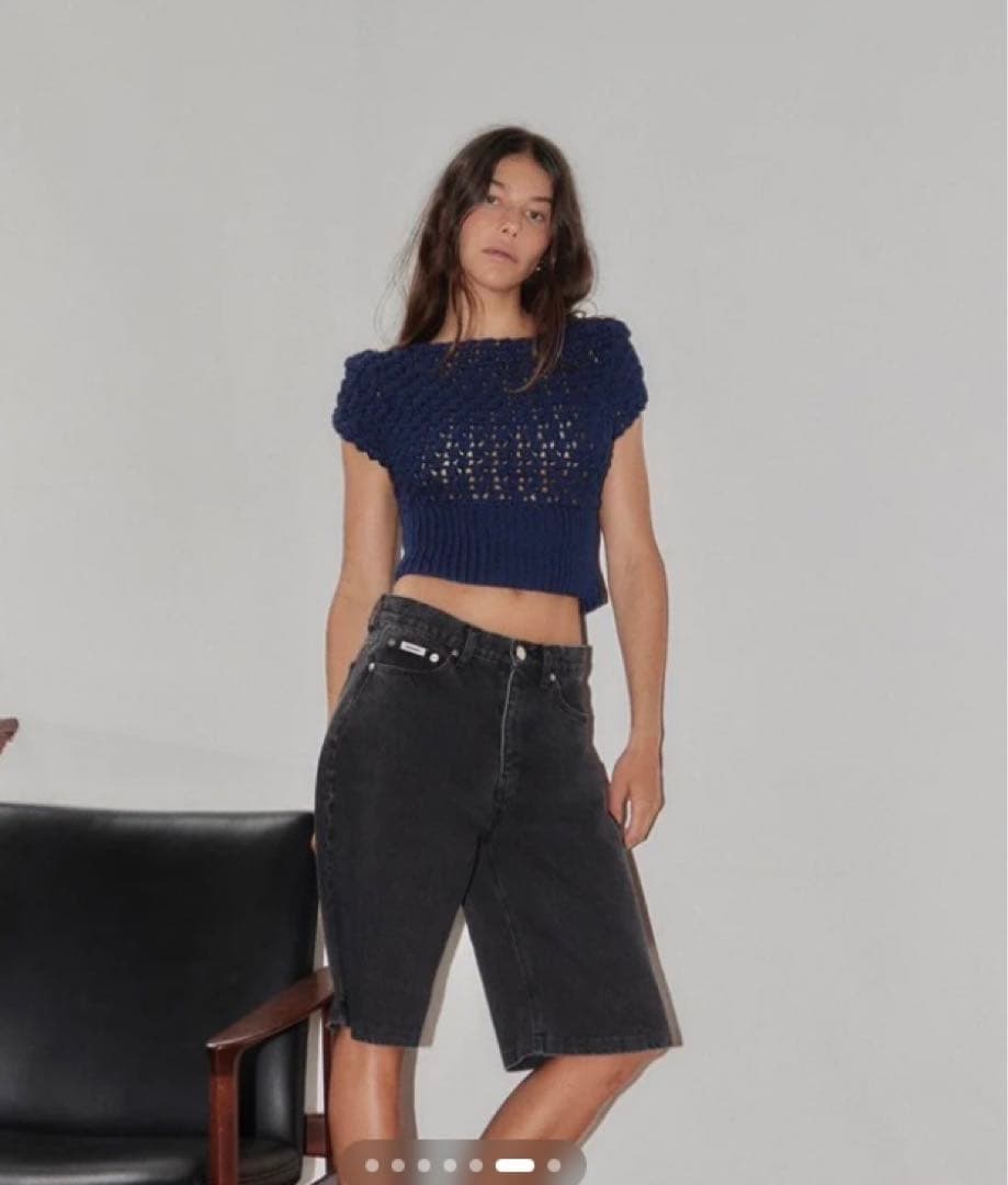 パンツ shishikui harf jean