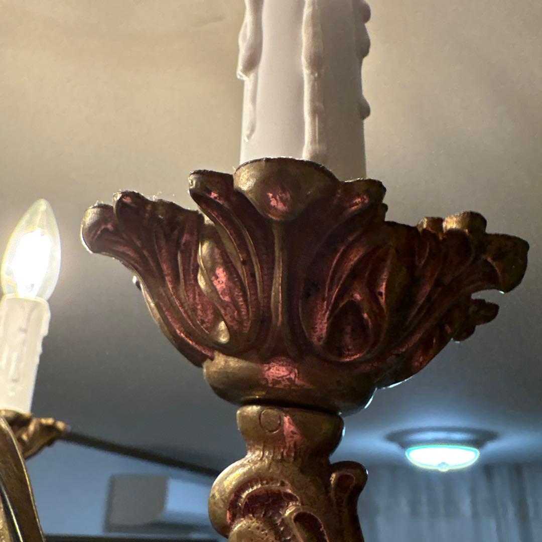 ゴールドシャンデリア フランス製3灯 クラシックスタイル