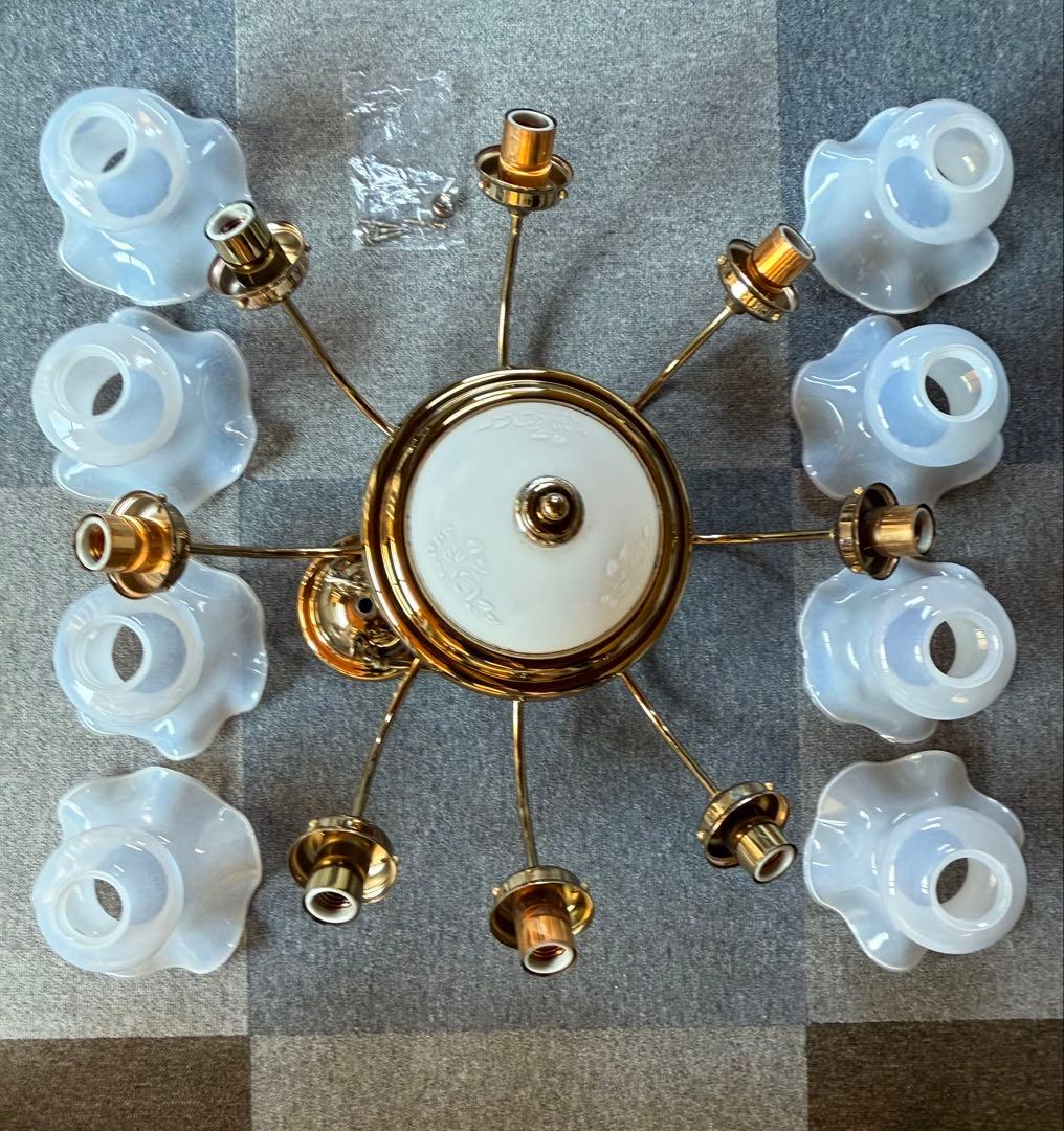 8灯National シャンデリア ・ゴールド