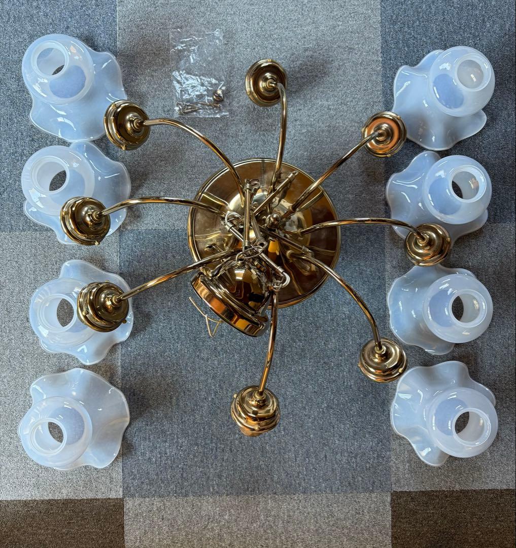 8灯National シャンデリア ・ゴールド