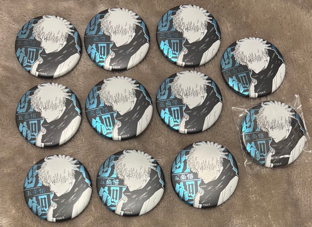 五条悟　デコレクション　缶バッジ