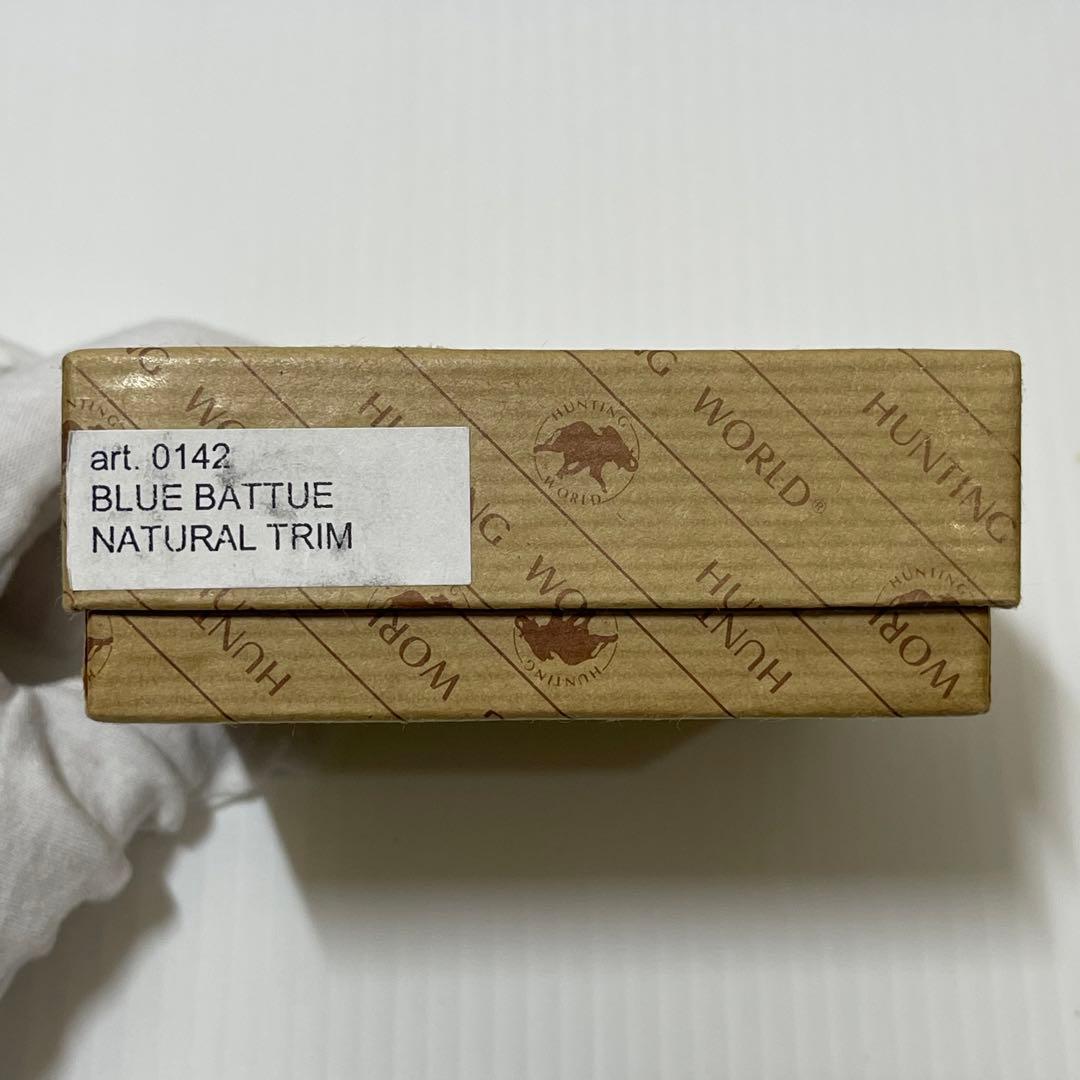 新品未使用【HUNTING WORLD】 バチュークロス 6連キーケース ブルー