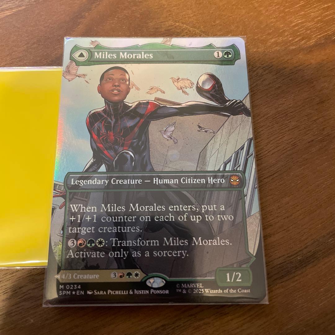 mtg マイルズ・モラレス アルティメット・スパイダーマン 英語　foil