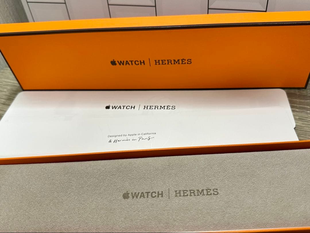 Hermes ブルー・サフィールアトラージュ・ドゥブルトゥールレザーストラップ