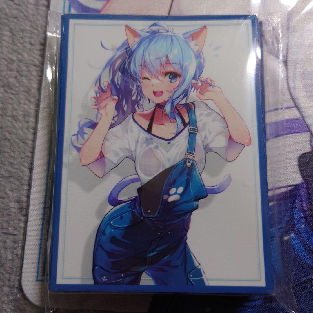 α1 ホロライブ 猫耳&オバーオール 星街すいせい スリーブ&プレイマット