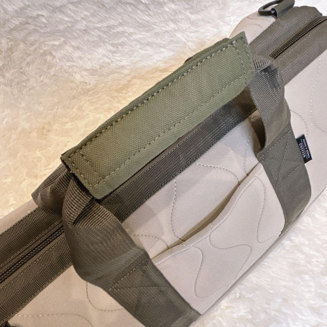 美品☆ EDITA. エディータ ネオプレン がま口　ボストンバッグ L