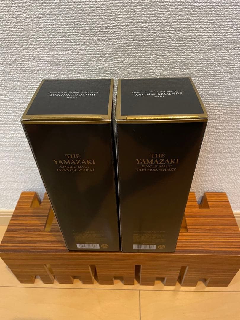 【美品】サントリー山崎18年【空箱】2枚セット
