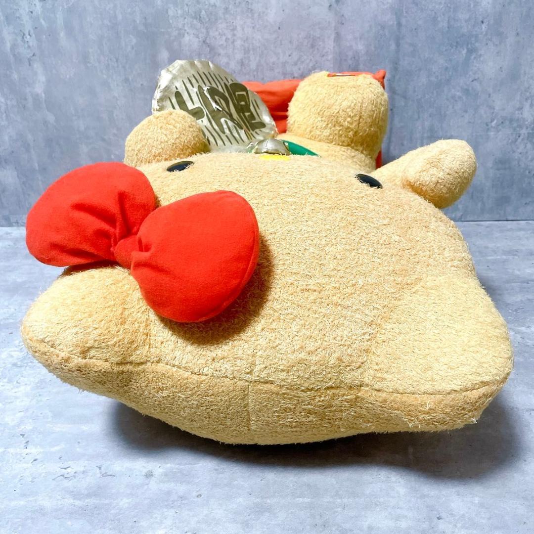 希少 サンリオ ハローキティ 招き猫 特大ぬいぐるみ 2007 はろうきてぃ