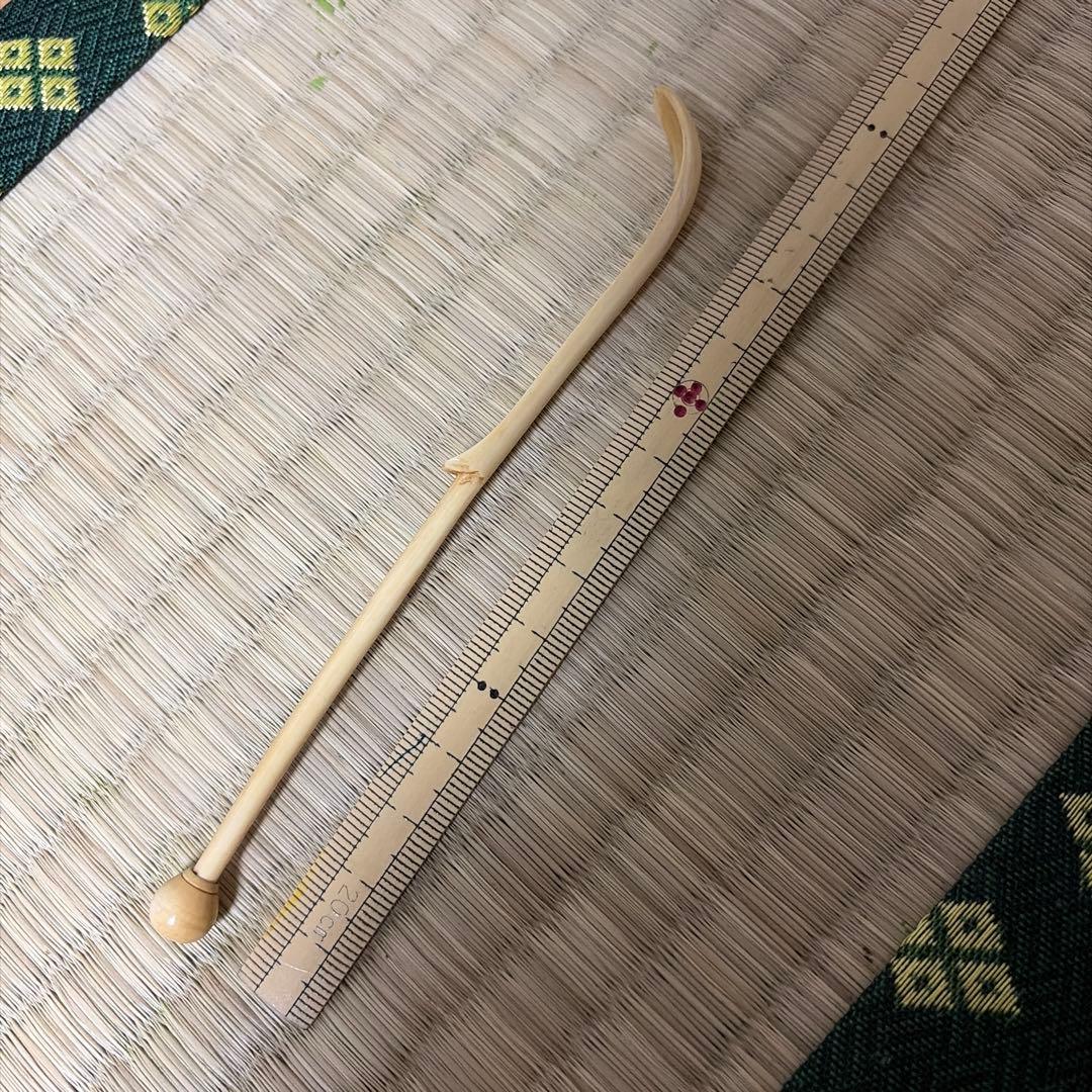 茶箱用　茶籠用　昔の芋茶杓 13.7センチ