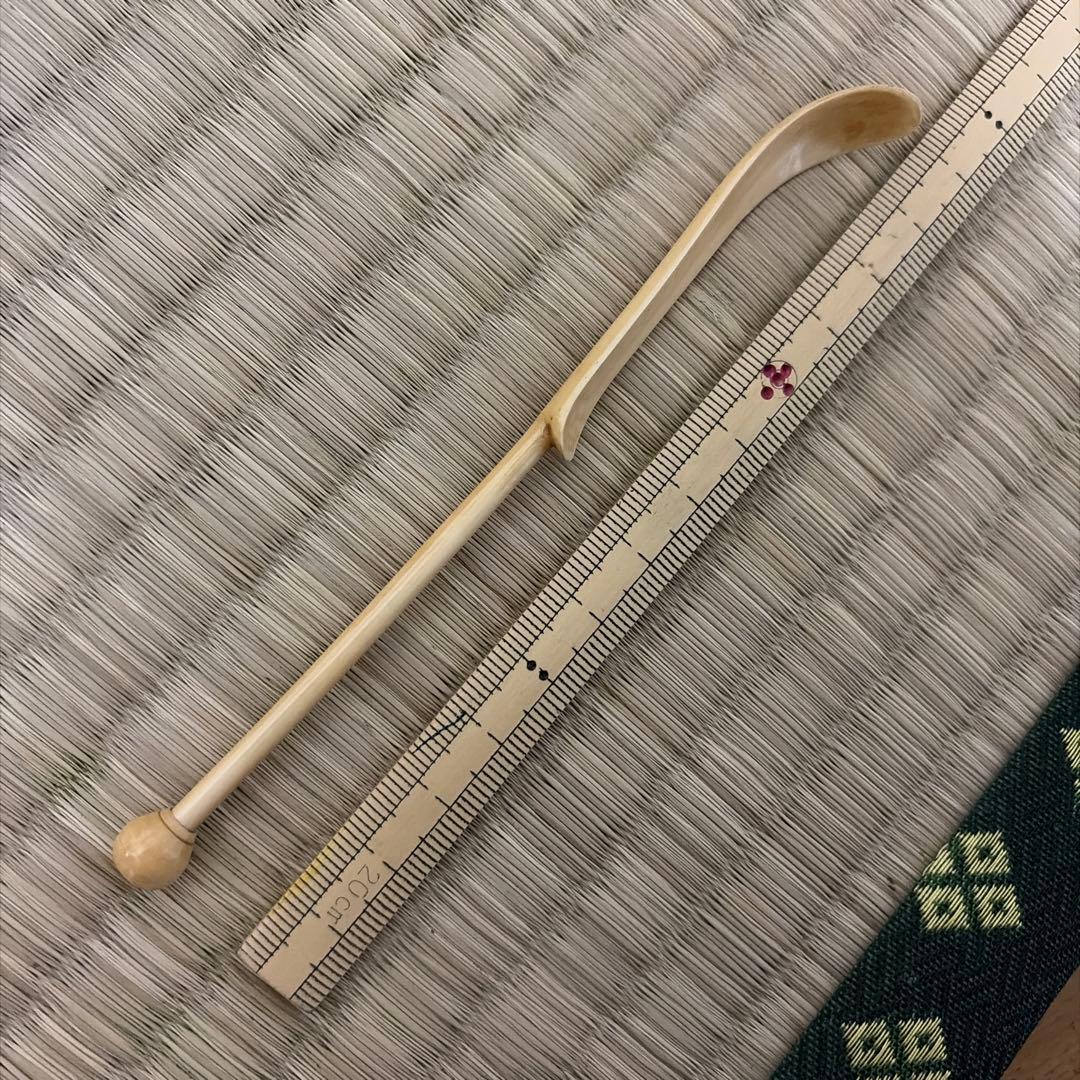 茶箱用　茶籠用　昔の芋茶杓 13.7センチ
