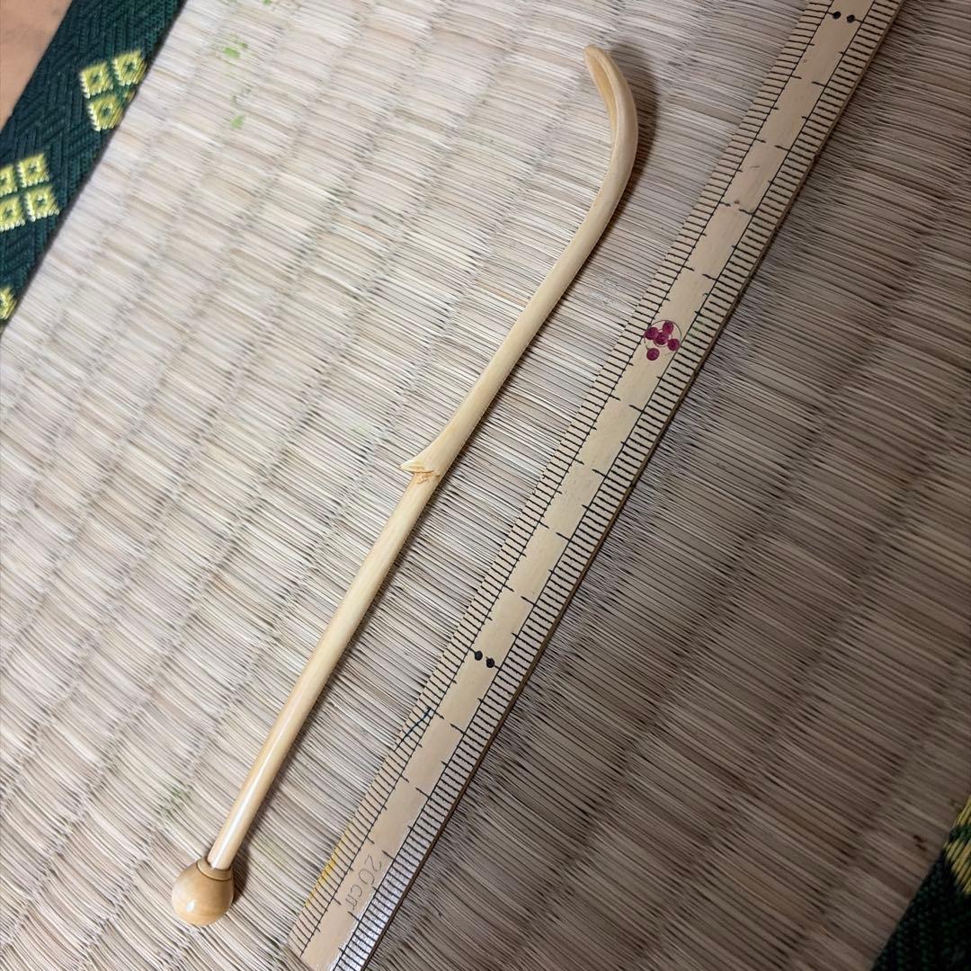 茶箱用　茶籠用　昔の芋茶杓 13.7センチ