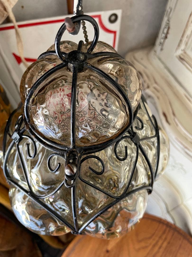 Takashiですムラーノ　ガラス　ペンダントライト　ランプ　シェード　大