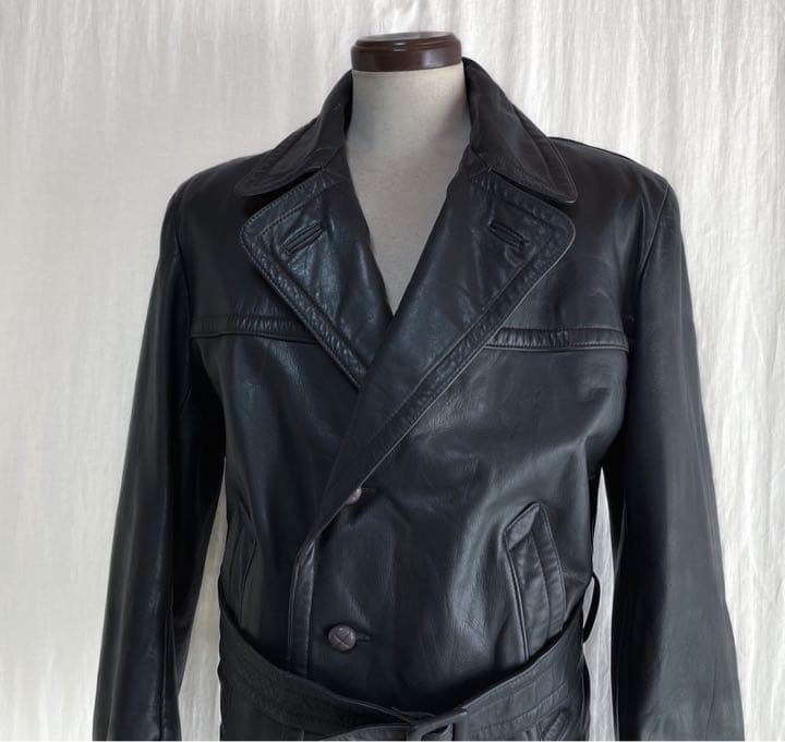 50s 60s ユーロ ヴィンテージ レザー モーターサイクルジャケット