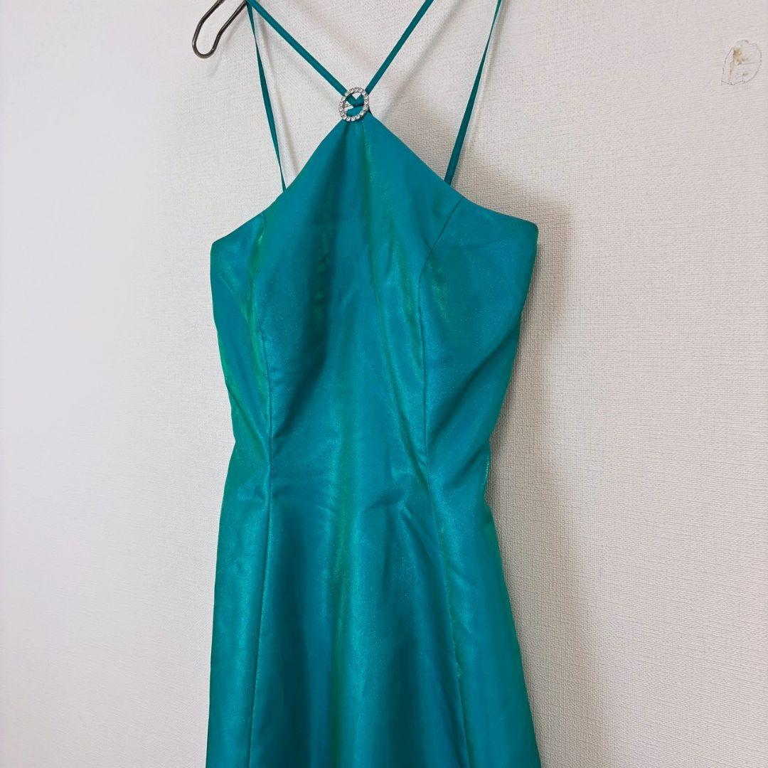 ▼ジュネビビアン【M】ロングドレス パーティー キャミソールタイプ 日本製