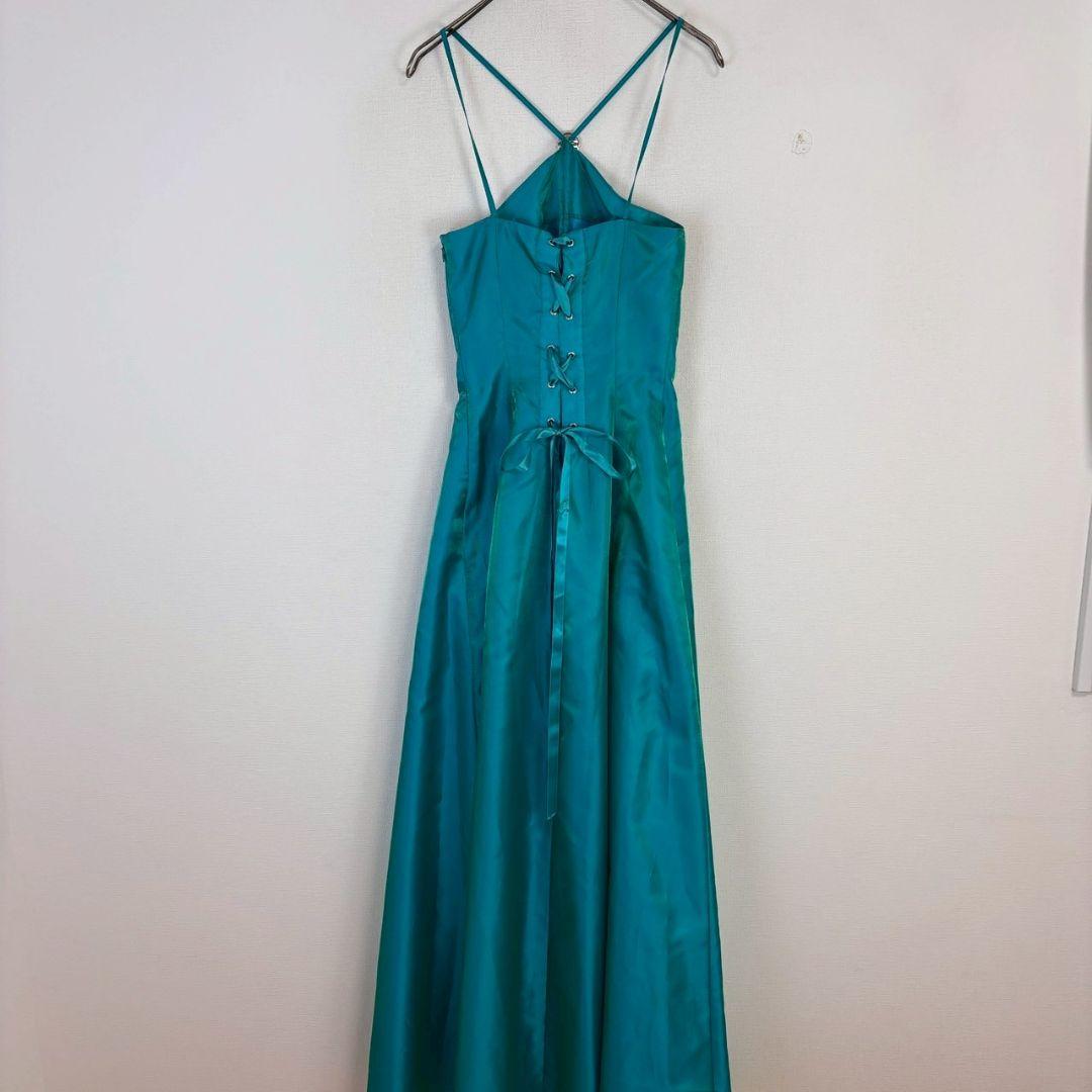 ▼ジュネビビアン【M】ロングドレス パーティー キャミソールタイプ 日本製