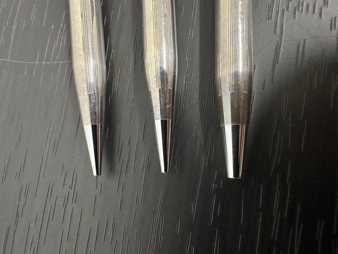 ★希少レトロ3本セット★ CROSS クロス クラシックセンチュリー シルバー