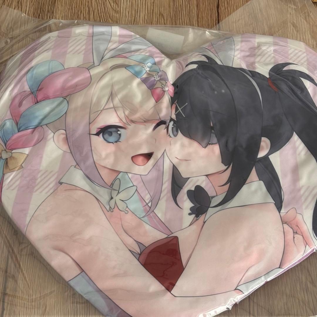 バニーハートクッション
