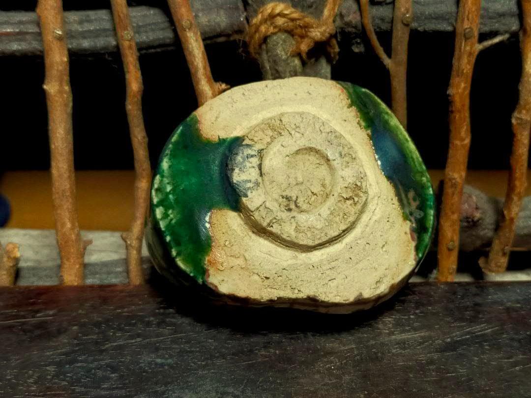 ♥美濃焼　織部　ぐい呑み　桐箱付き　ぐい飲み　骨董品