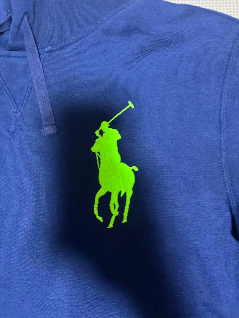 90s Polo by Ralph Lauren ビッグポニー パーカー 短丈