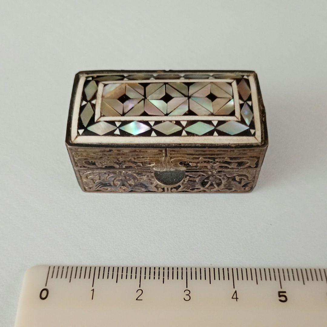 エジプト螺鈿細工 アクセサリーボックス　ピルケース