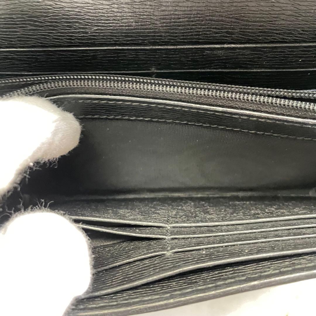 GUCCI グッチ フラップ 長財布　GG 金具　2つ折り財布　0107-④