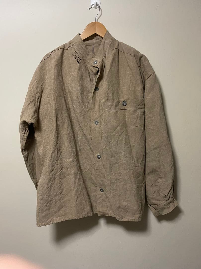 1920's フランス軍　リネン　ボージョン・ジャケット　Bourgeron