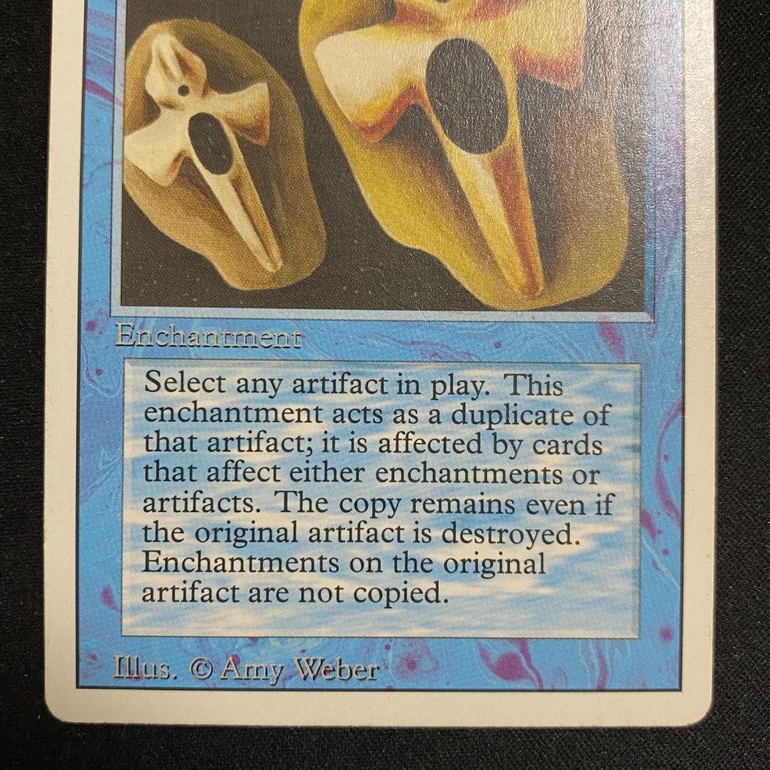 MTG　マジックザギャザリング　英語版　白枠　コピーアーティファクト　2枚セット