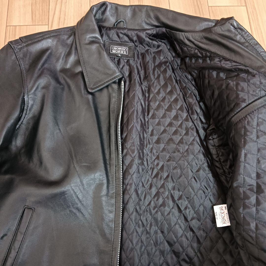 ホーン ワークス HORN WORKS レザー ダブルライダースジャケット 3L