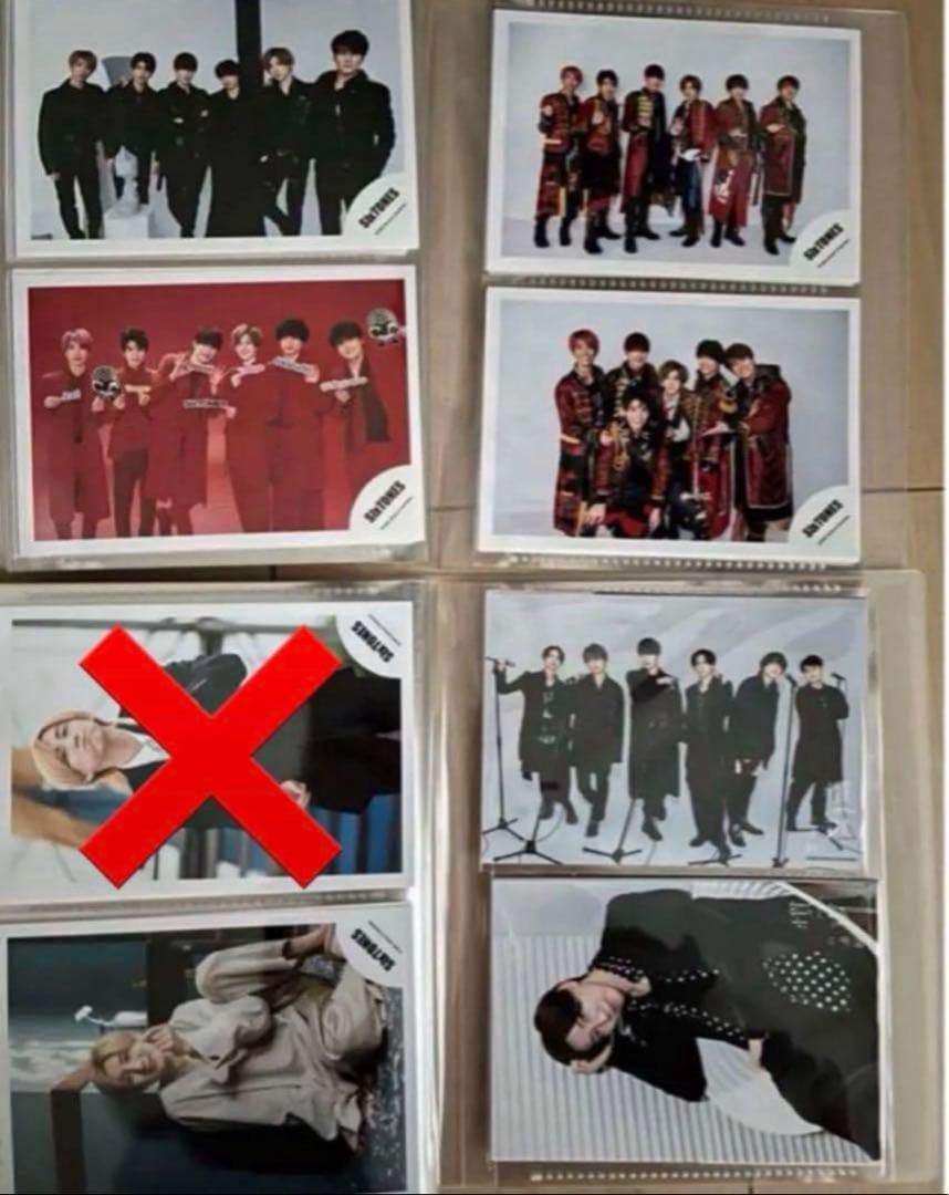 SixTONES 公式写真 オフショット セルフィ フォトセット ステージフォト