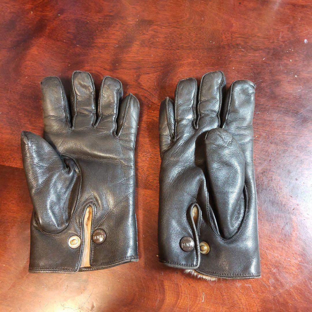 【期間限定】DENTS 濃茶 レザー グローブ