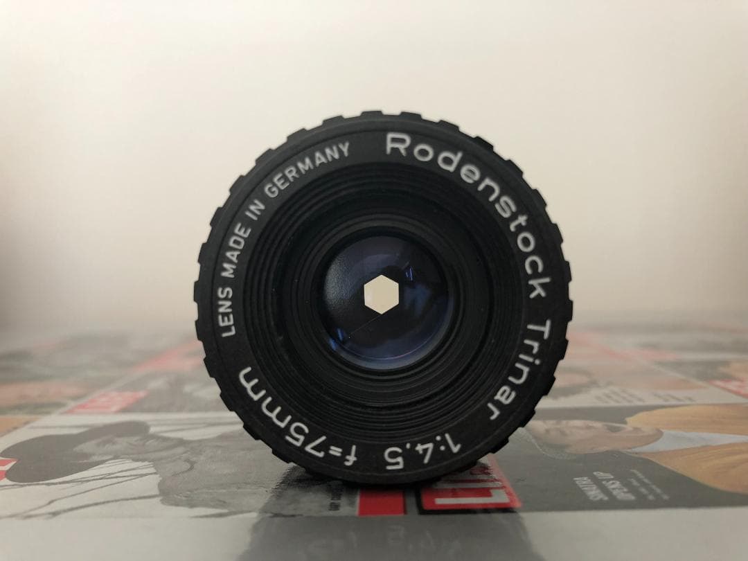 ★名門★Rodenstock Trinar 75mm F4.5 Lマウント 美品