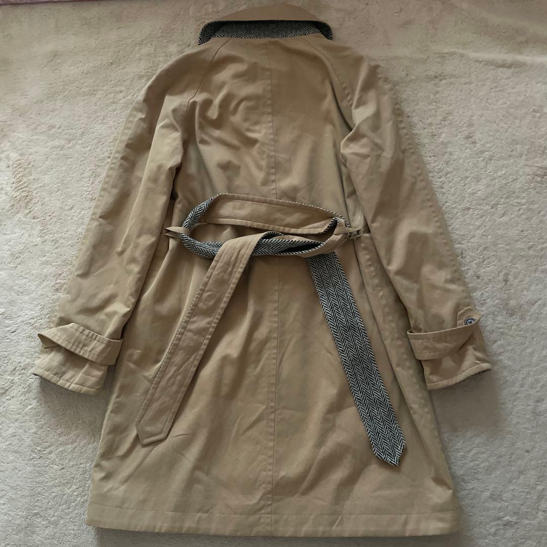 【極美品】ラルフローレン ヘリンボーン リバーシブル ウール ロングコート