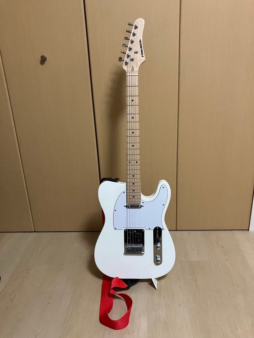 PlayTech テレキャスタータイプ エレキギター & ギター弦 2セット