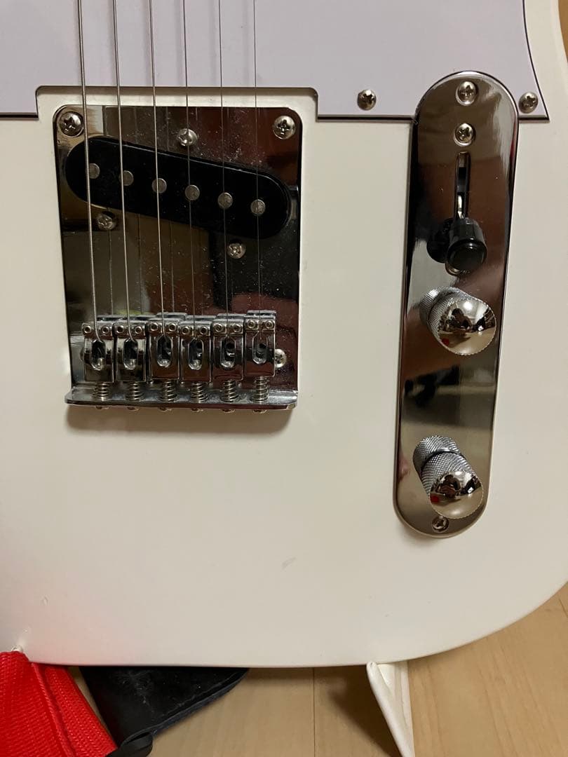 PlayTech テレキャスタータイプ エレキギター & ギター弦 2セット