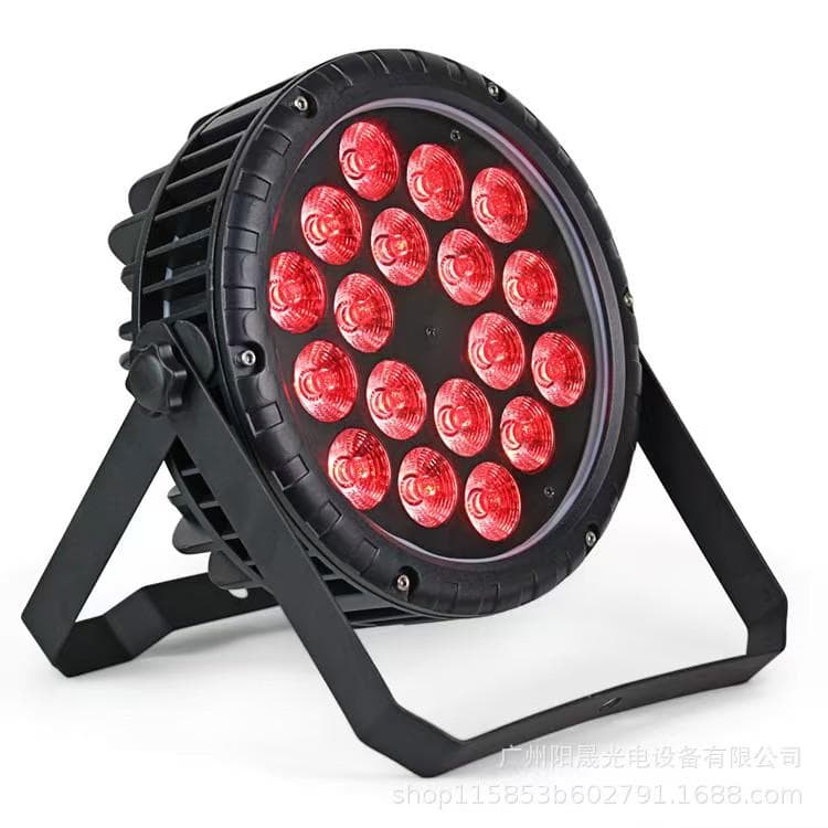 LEDパーライト 18×10W RGBW 防水 DMX512／サウンド対応