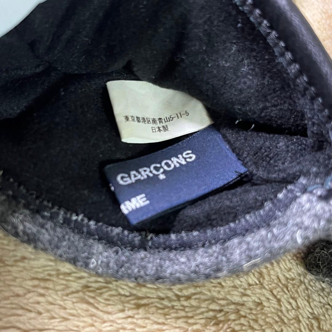 コムデギャルソン COMME des GARCONS ウールレザー 手袋 グレー
