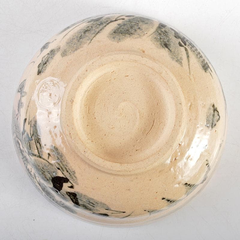 茶道具　京焼　寺尾陶象作　乾山　山水人物文　茶碗　共布共箱　C　R5944