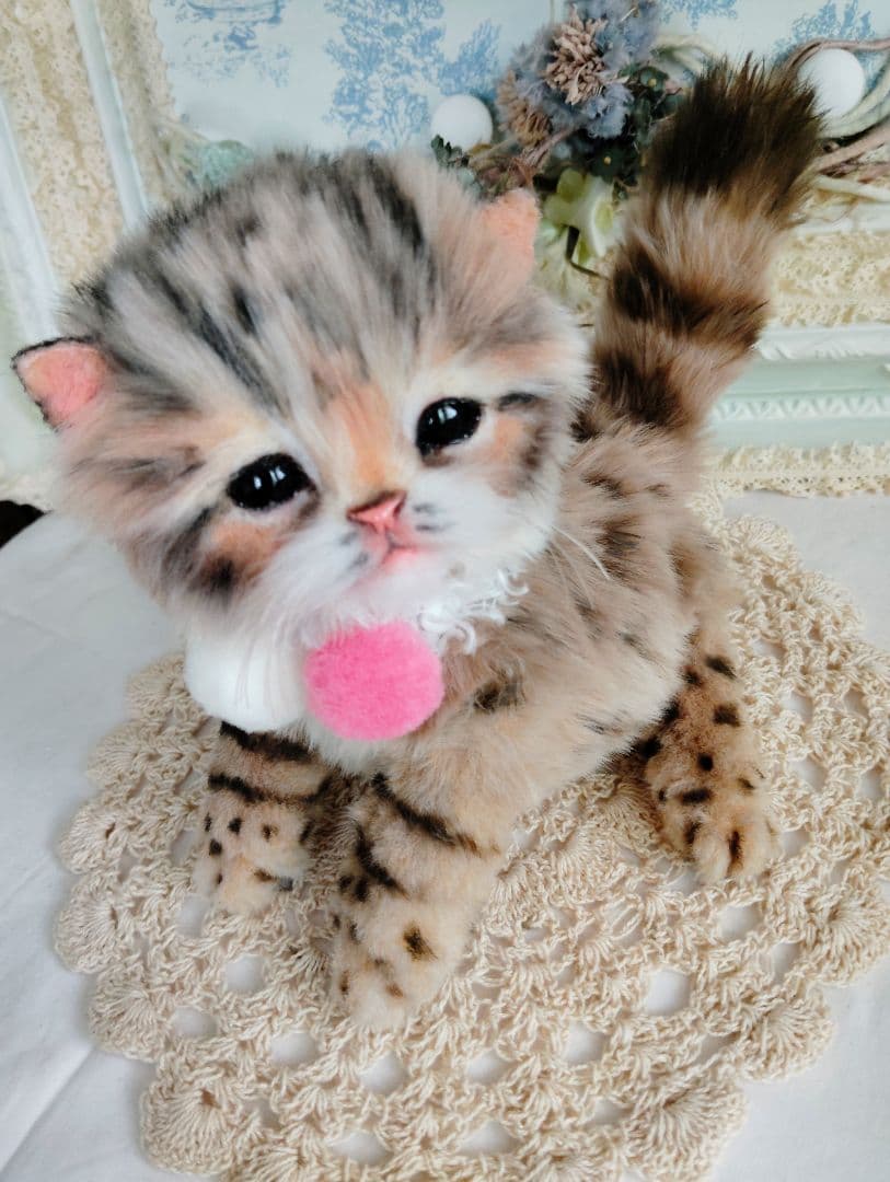 チロルパン様オーダー❤ヤマネコベビー♡アートドール♡ぬいぐるみ♡