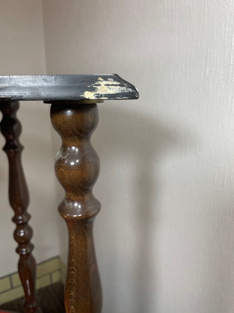 MADE in ITALY イタリア製 コンソール サイドテーブル 飾り棚 半月