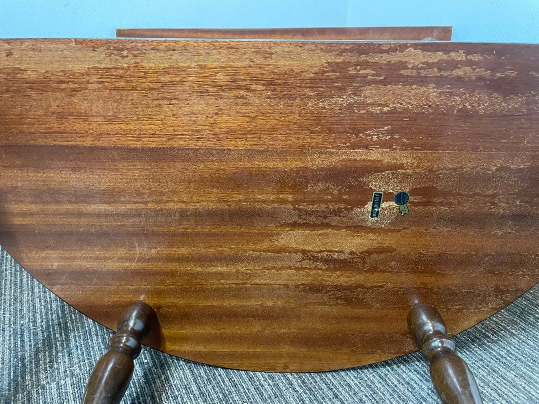 MADE in ITALY イタリア製 コンソール サイドテーブル 飾り棚 半月