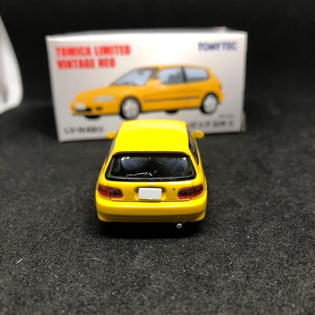 トミカリミテッドヴィンテージ LV-N48 ホンダ シビック SiR-Ⅱ 黄色