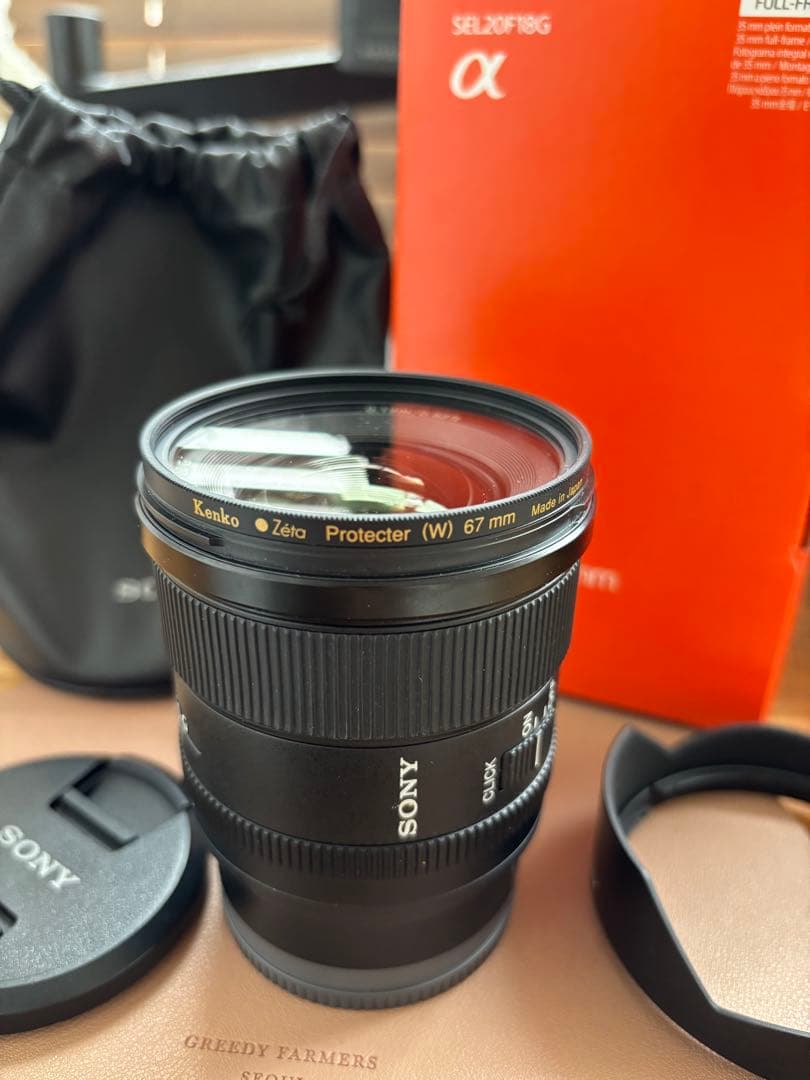 SONY FE 20mm F1.8 G 【極美品】プロテクター付　日曜限定割引中