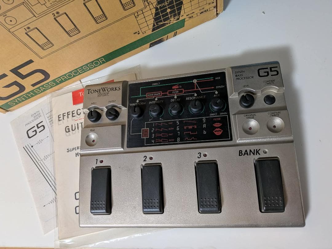 値下げ【初期シリアル3桁】KORG ToneWorks G5/箱取説アダプタ完品