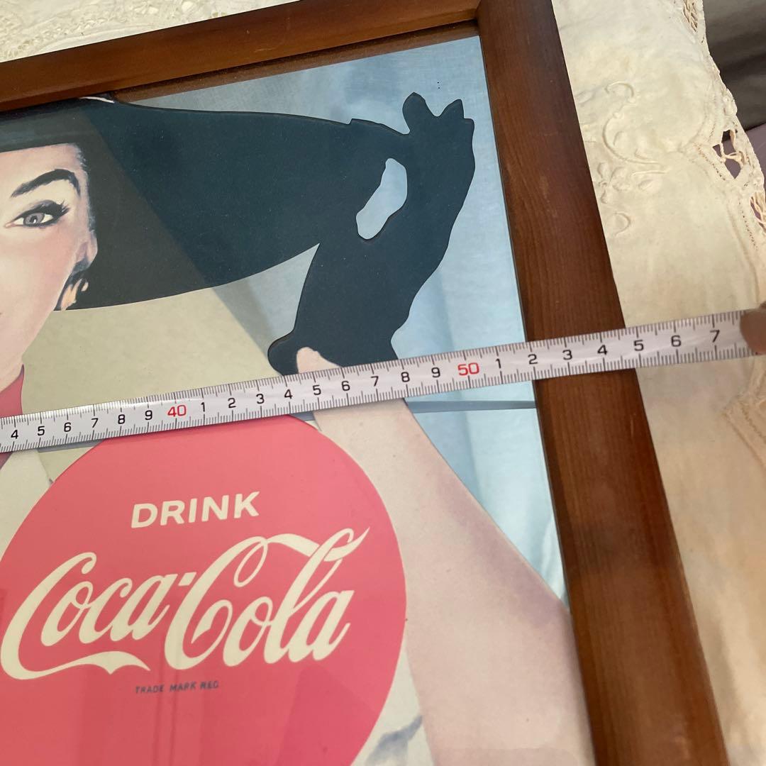 本日のみお値下げ❣️♡超レアコカコーラフレーム付きインテリア♡