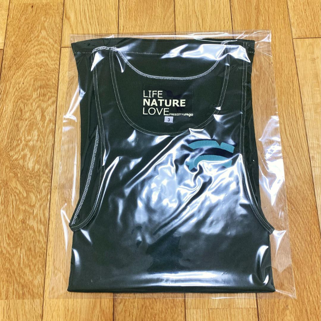 FREECITY　フリーシティ　リブ タンクトップ　グリーン　３　キムタク