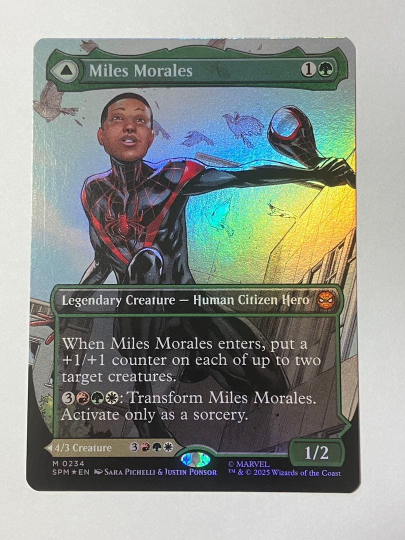 Foil ボーダーレス　マイルズ・モラレス/Miles Morales》
