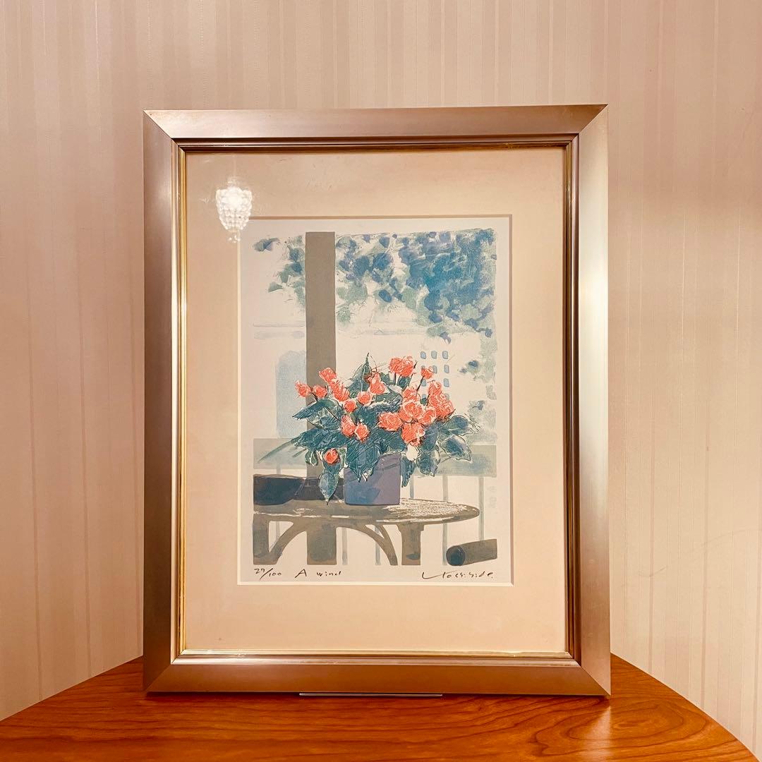 ✨世界で100枚しかない希少作✨福本吉秀 シルクスクリーン ~ A wind ~