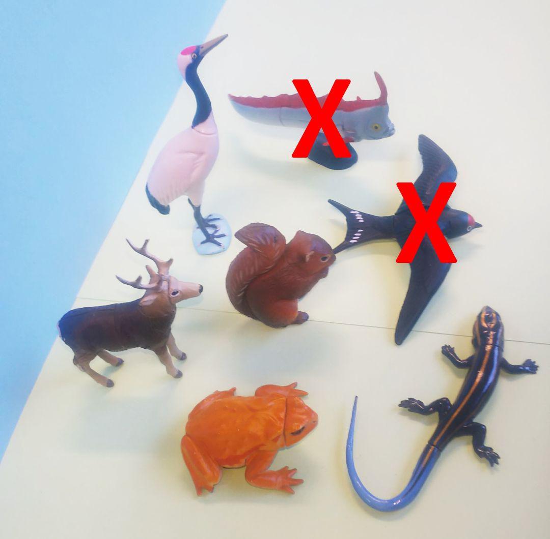 チョコエッグ／日本の動物 第３弾 5点