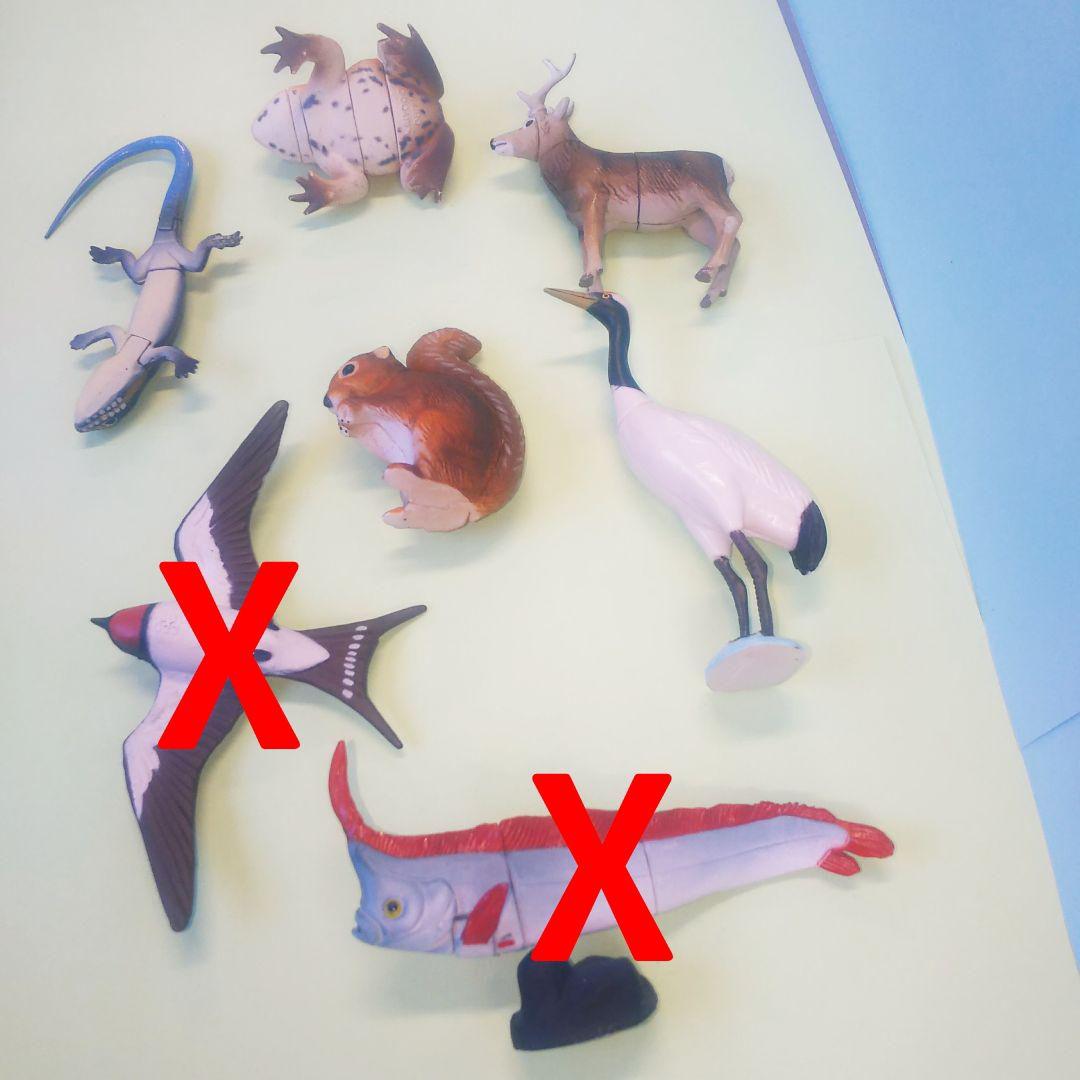 チョコエッグ／日本の動物 第３弾 5点